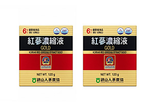 高麗紅参濃縮液GOLD(120g)2箱セット